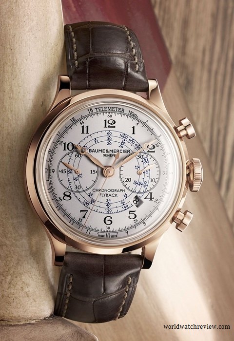 Baume & Mercier Capeland Flyback Chronograph in rose gold