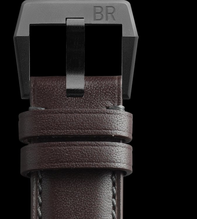 Bell & Ross BR 123 Vintage Original Carbon (black steel buckle)