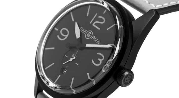 Bell & Ross BR 123 Vintage Original Carbon (ref. BRV123-BL-CA/SRB) automatic watch