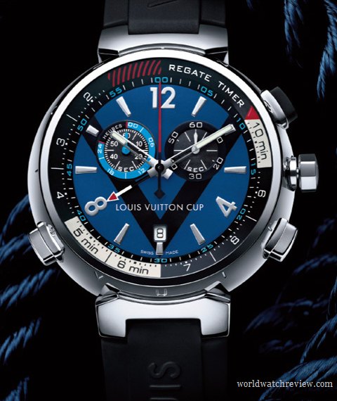 Louis Vuitton Tambour Regate Navy flyback chronograph