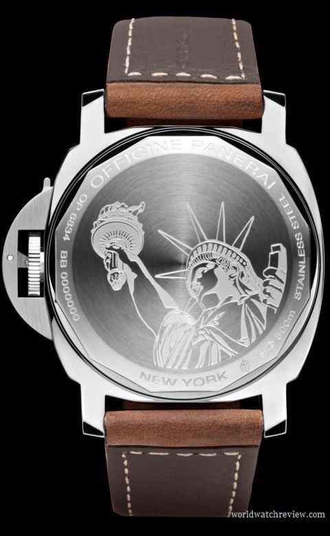 Panerai Luminor Marina New York (engraved solid case back)