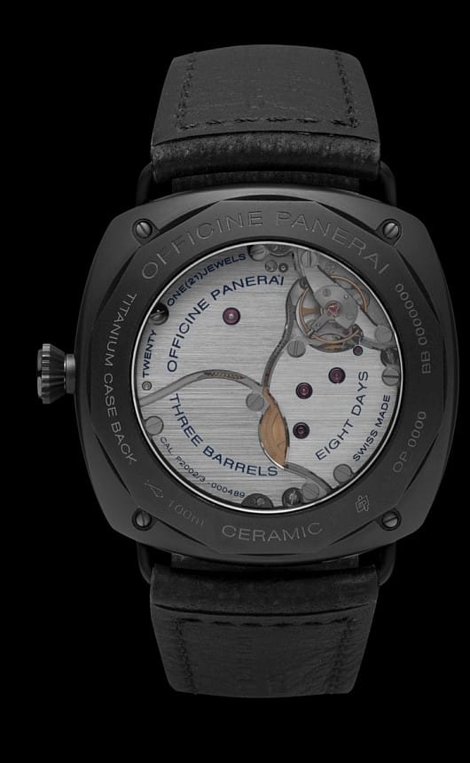 Panerai Radiomir 8 Days Ceramica PAM 384 (sapphire back)