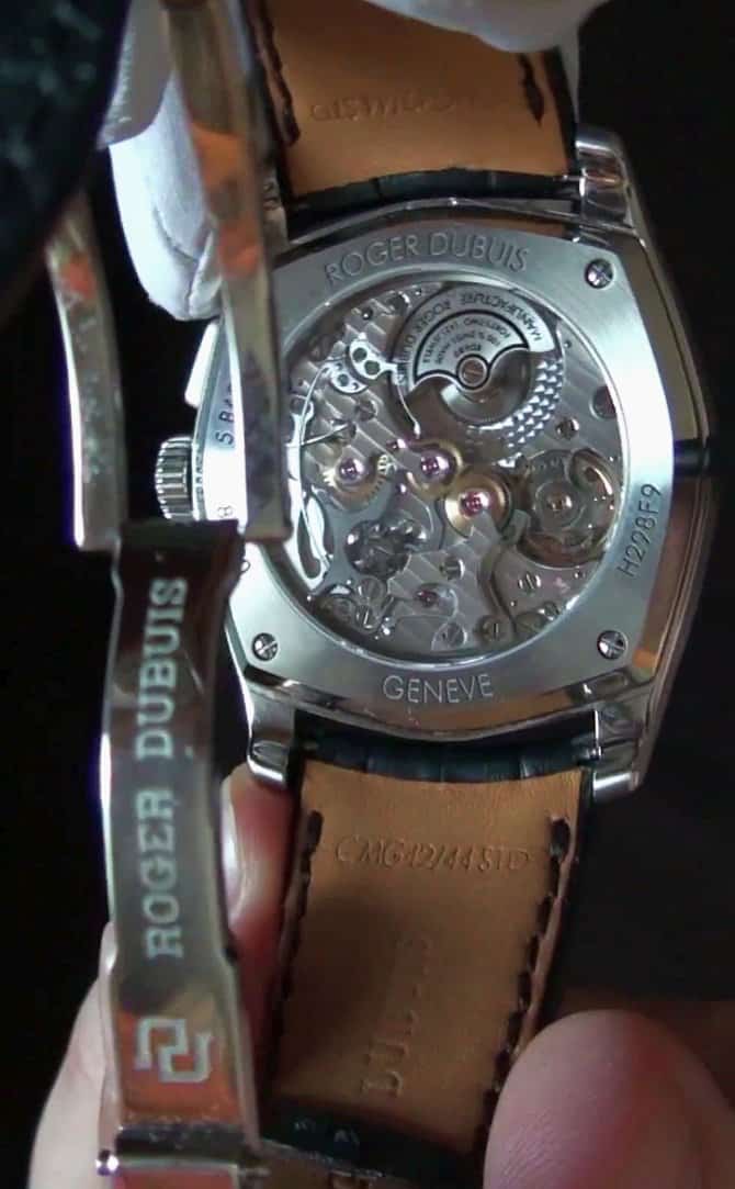 Roger Dubuis Le Chronographe La Monegasque (Ref. MG44-680-90-00/0ER01/B, sapphire case back)