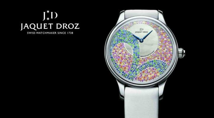 Jaquet Droz Cloverleaf Ladies Watch in White Gold