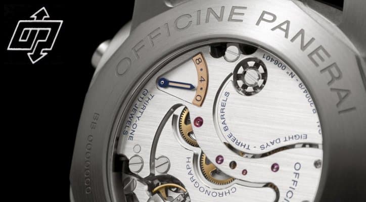 Panerai Luminor 1950 Chrono Monopulsante Left-Handed 8 Days Titanio (PAM 345) hand-wound watch