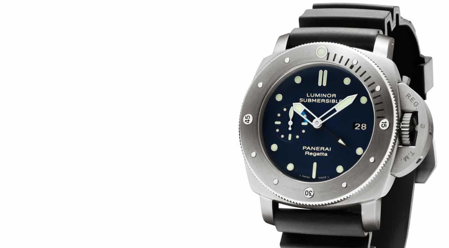 Panerai Luminor Submersible 1950 Regatta 3 Days GMT Titanio (PAM 371)