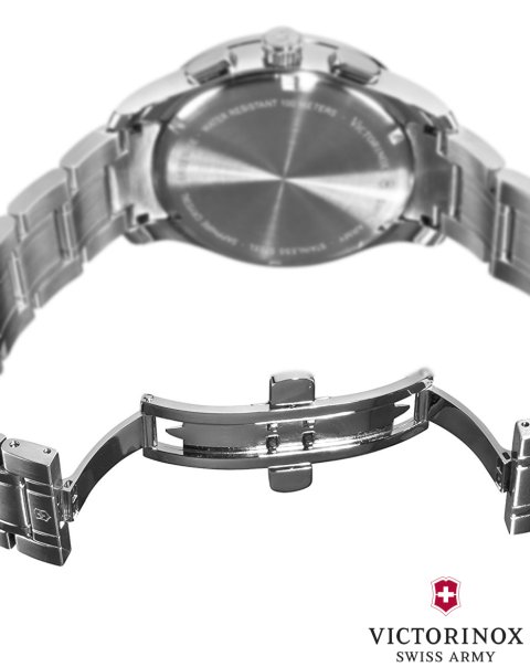 Victorinox Swiss Army Alliance Chronograph (ref. 241478, bracelet deployment clasp)