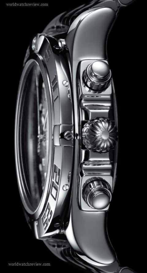 Breitling Chronomat GMT Chronograph (side view)