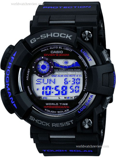 Casio Men In Dark Purple (MIDP) GF-1000BP-1DR Frogman