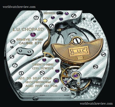 L.U.C. 3.97 COSC-certified chronometer micro-rotor automatic movement