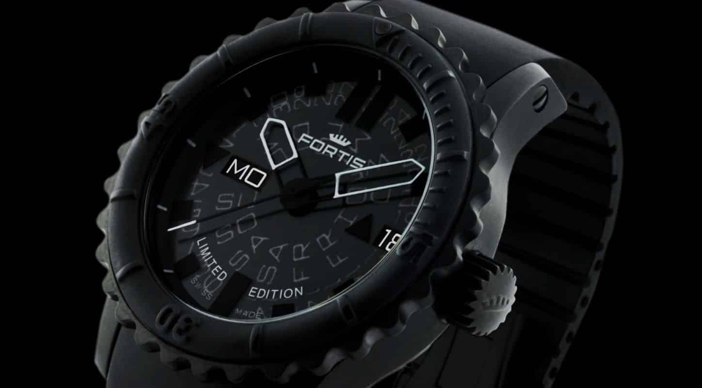 Fortis B-47 Big Black limited edition (ref. 675.18.81 K) watch