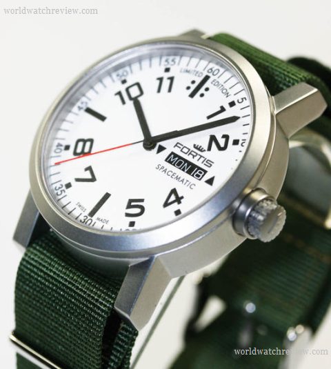 Fortis Spacematic 2012 white dial