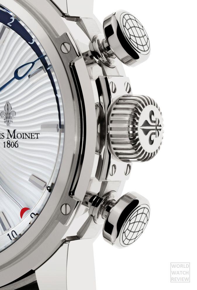 Louis Moinet Geograph Limited Edition (crown and bezel)
