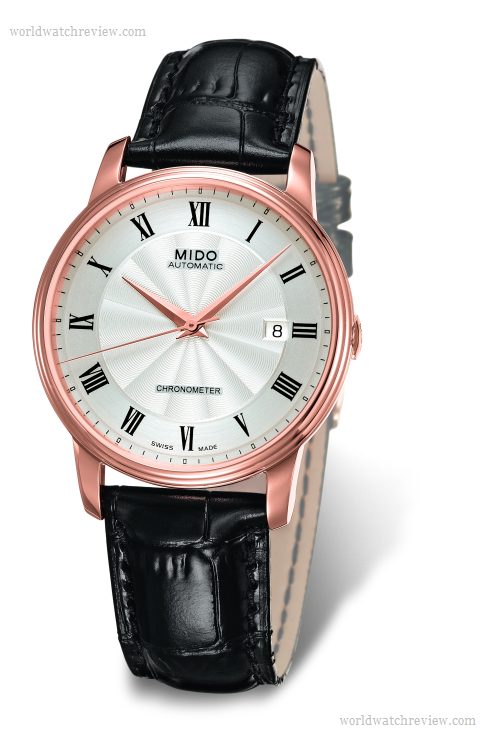 MIDO Baroncelli III Rose Gold 18K automatic chronometer