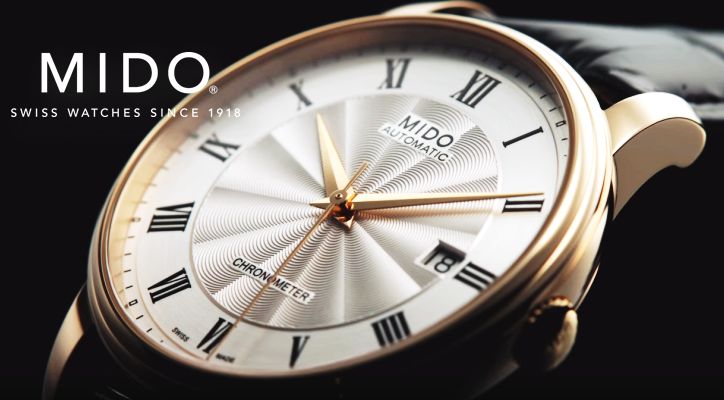 MIDO Baroncelli III Rose Gold 18K Chronometer Automatic (ref. M901.408.76.033.20) watch