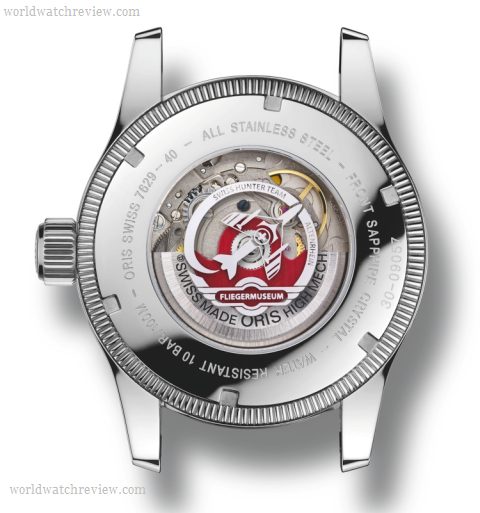 Oris Swiss Hunter Team PS (Patrouille-Suisse) Edition (transparent case back)