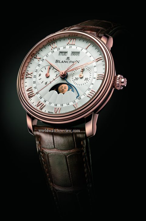 Blancpain Villeret Chronographe Monopoussoir Quantieme Complet in rose gold (Ref. 6685-3642-55B)