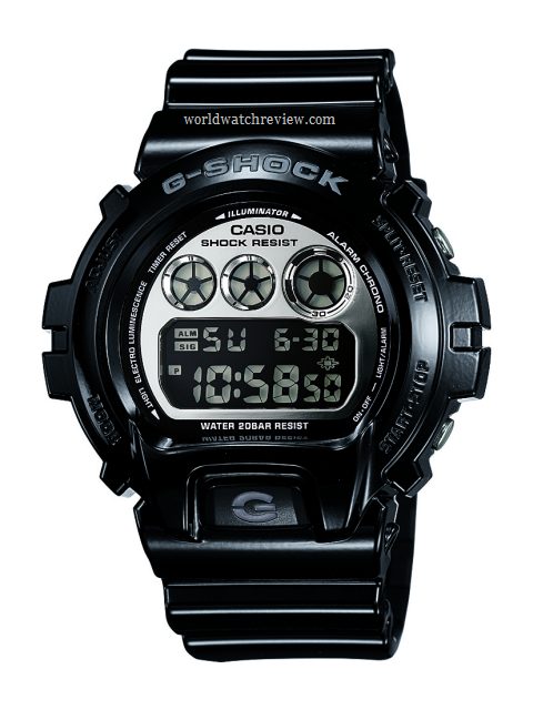 Casio G-Shock Mirror-Metallic DW6900NB-1 Jet Black