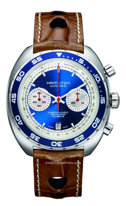 Hamilton Pan Europ chronograph (front view)