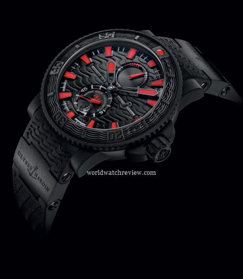 Ulysse Nardin Marine Diver Black Sea 263-92-3C, side view