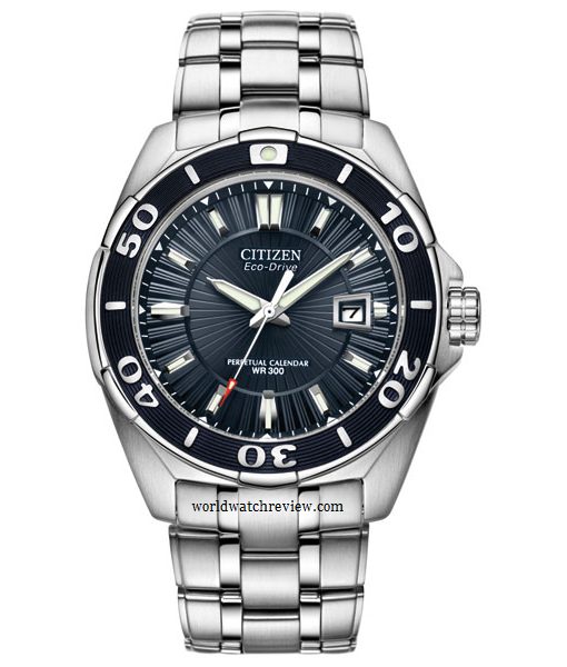 Citizen Eco-Drive Signature Perpetual Calendar (front view)