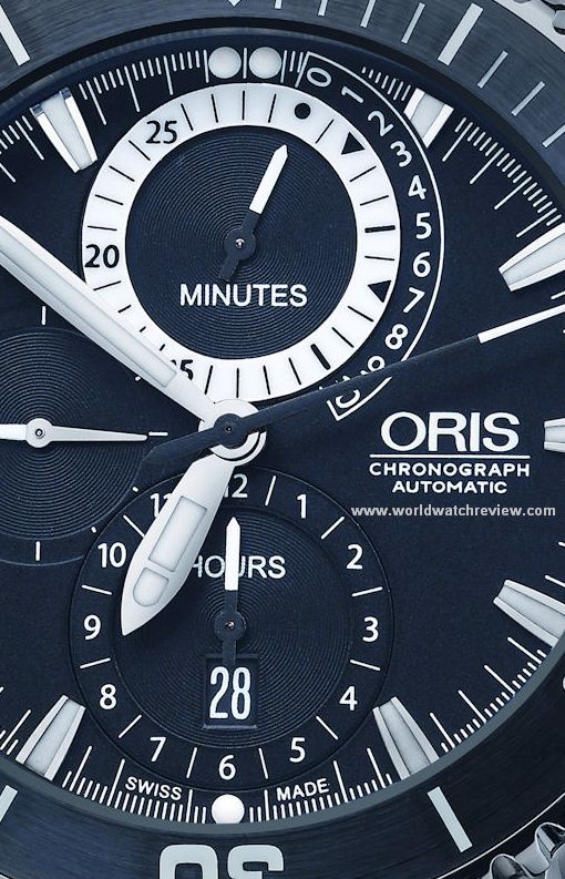 Oris Carlos Coste (dial, detail)