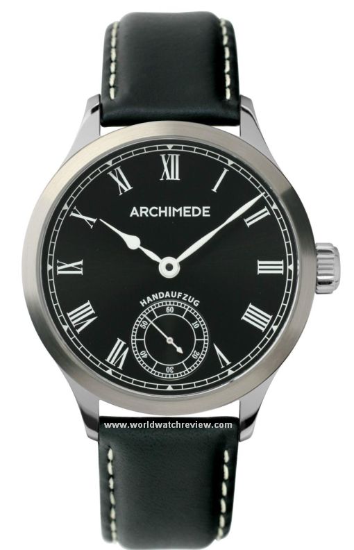 Archimede Deck Watch R UA7952 (front view, black dial)