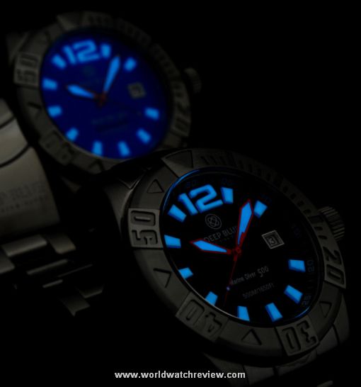 Deep Blue Marine Diver 500 (luminous dials)