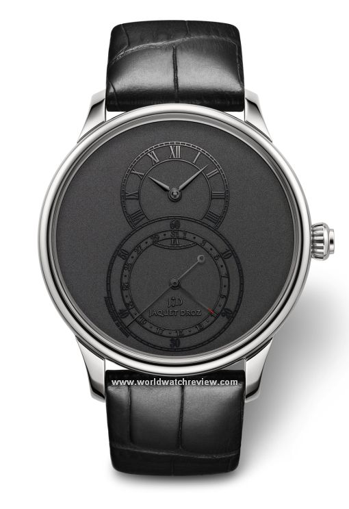 Jaquet Droz Grande Seconde Quantieme (black on black)