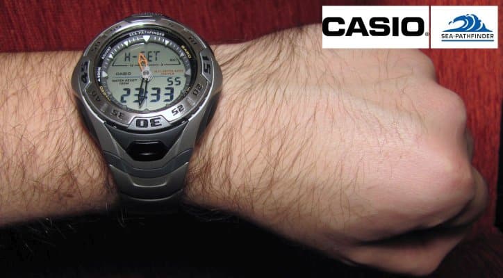 Casio Sea Pathfinder in Titanium (Ref. SPF-60D-7AV-ER) watch