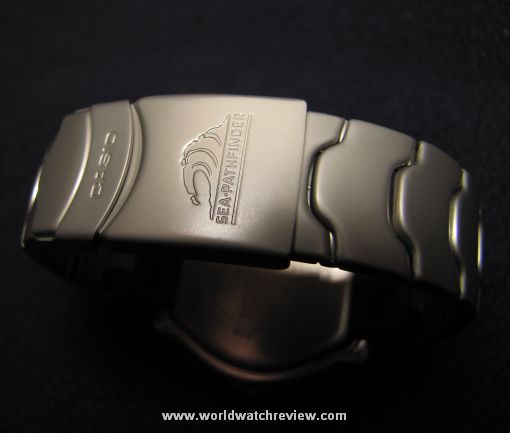 Casio Sea Pathfinder in Titanium (Ref. SPF-60D-7AVER) bracelet