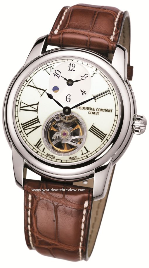 Frederique Constant Heart Beat Manufacture GMT (front view)