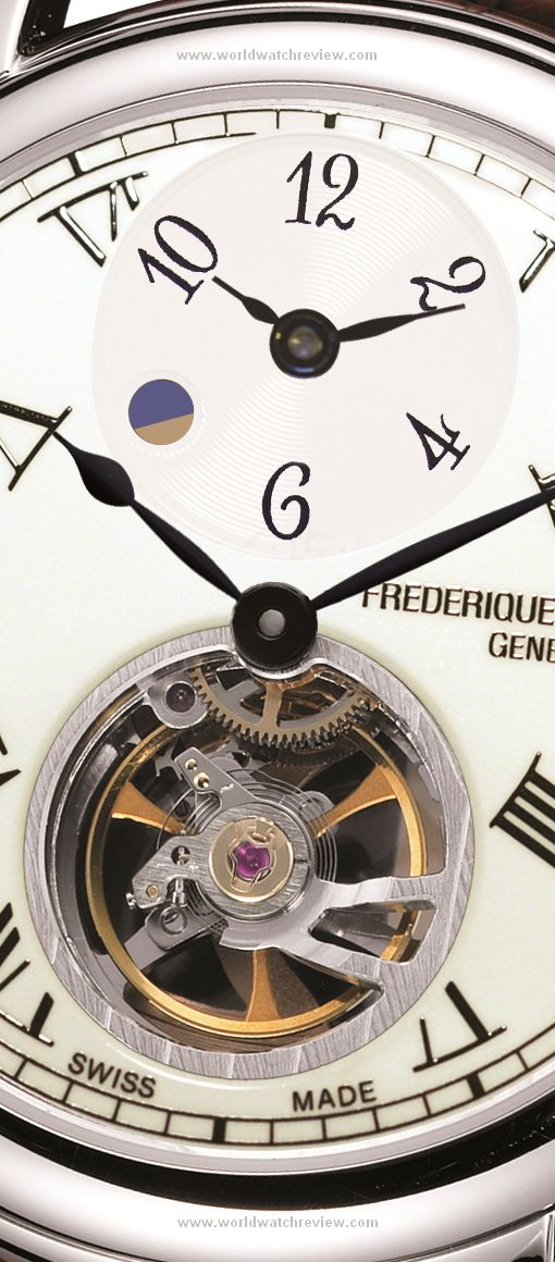 Frederique Constant Heart Beat Manufacture GMT Automatic (dial, detail)