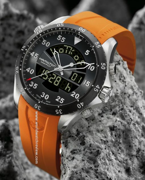 Hamilton Khaki Flight Timer analog-digital quartz watch