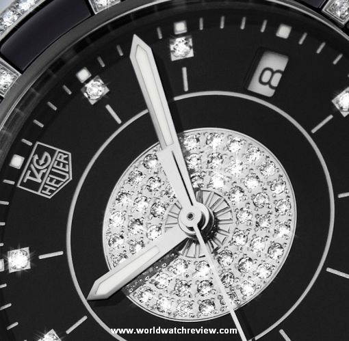 TAG Heuer Formula 1 Lady Steel & Ceramic Pavee (dial, detail)