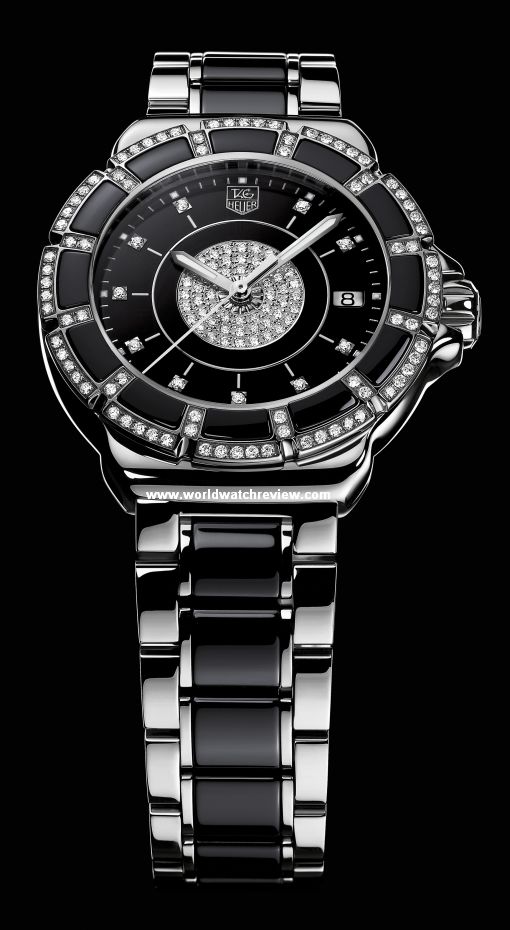 TAG Heuer Formula 1 Lady Steel & Ceramic Pavee (front)