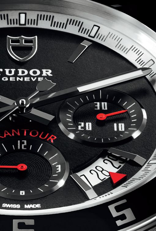 Tudor Grantour Chrono Automatic Ref. 20530N (dial, detail)