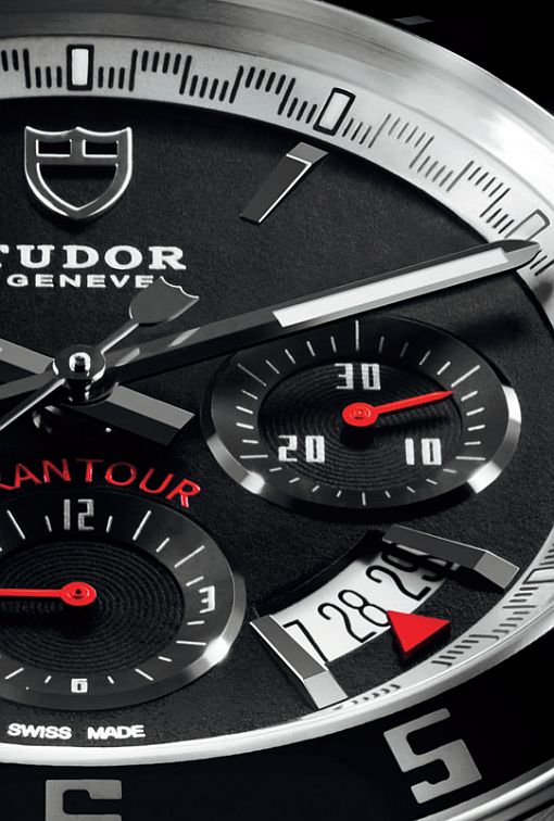 Tudor Grantour Chrono Automatic 20530N (dial, detail)