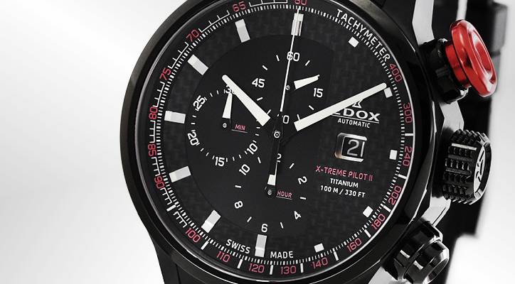 Edox X-treme Pilot II Limited Edition Automatic Chronograph (ref. 30001 TIN NIN)