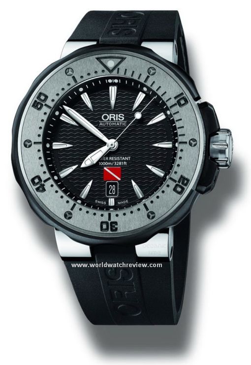 Oris ProDiver Kittiwake Edition 1000M Diver (black rubber strap)