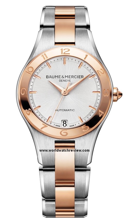 Baume & Mercier Two-Tone Linea (front view)