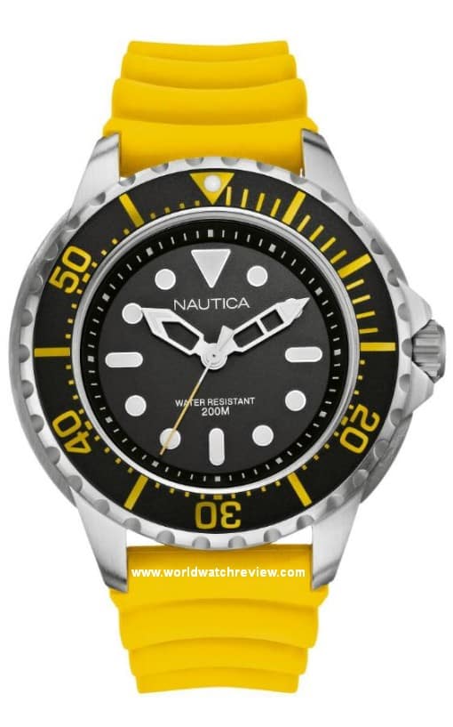 Nautica NMX 650 (front view, yellow strap)