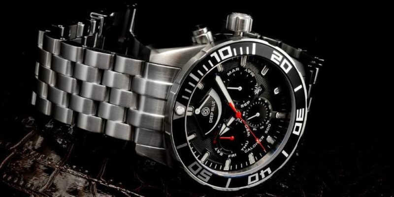 Deep Blue CALDIVER 500 Automatic Annual Calendar, GMT and Power Reserve!