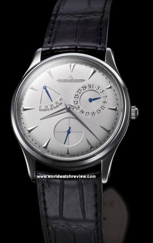 Jaeger-LeCoultre Master Ultra Thin Reserve de Marche in stainless steel (Ref. Q1378420)