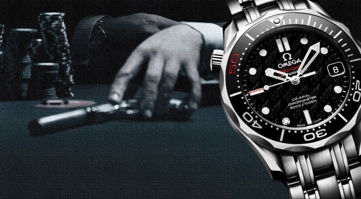 Omega Seamaster 300M James Bond 007 50th Anniversary Collector's Piece automatic diving watch