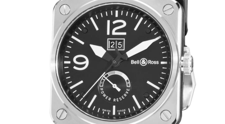 Bell & Ross BR03-90 Grande Date & Reserve de Marche Automatic watch