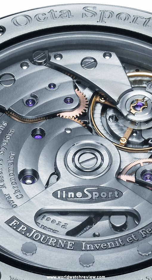 F.P. Journe Octa Sport (caliber FP 1300-3, detail)