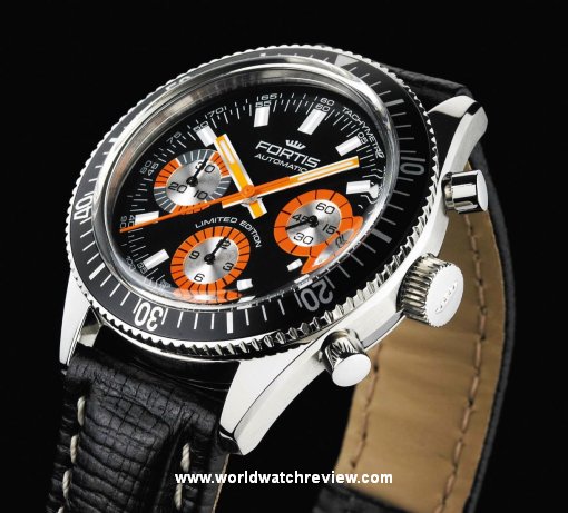 Fortis Marinemaster Vintage Chronograph (orange dial)