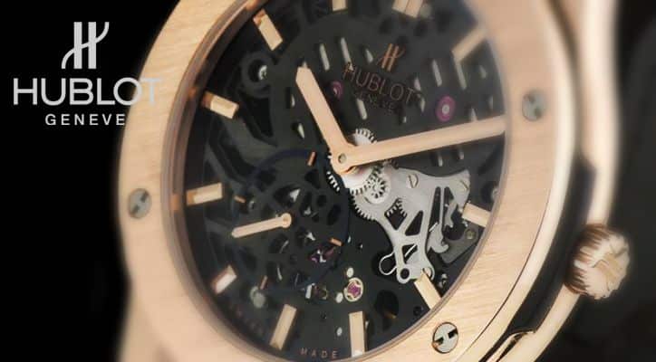 Hublot Classic Fusion Extra-Thin Skeleton in King Gold and Titanium (Refs. 515.OX.0180.LR and 515.NX.0170.LR)