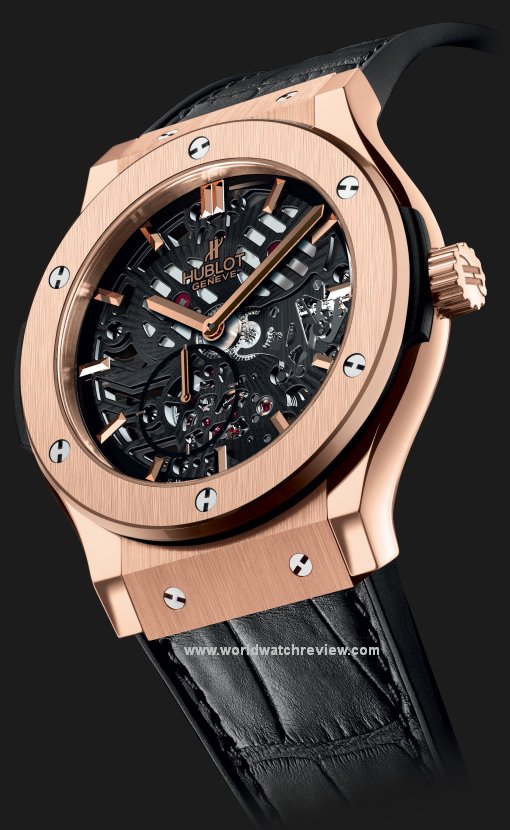 Hublot Classic Fusion Extra-Thin Skeleton in King Gold (Ref. 515.OX.0180.LR)